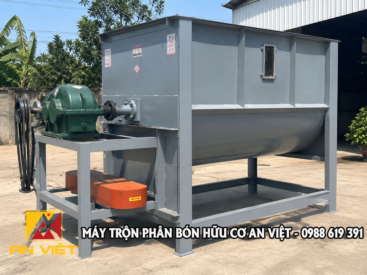 Máy trộn phân bón hữu cơ